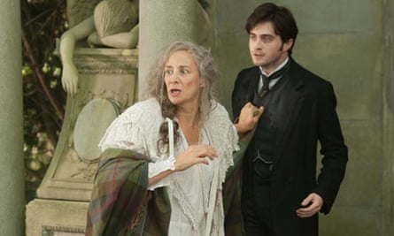 Janet McTeer with Daniel Radcliffe in The Woman in Black