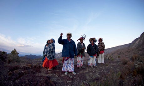 Huichol people fight mining development