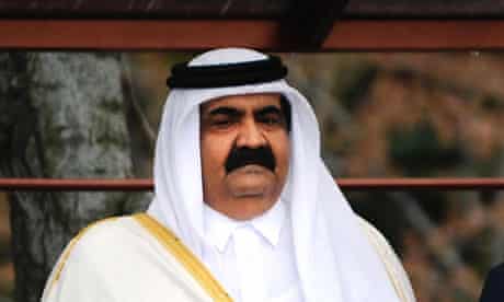 Qatari emir Sheikh Hamad bin Khalifa al-