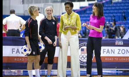 Michelle Obama and Samantha Cameron at Youth Event, Washington D.C, America - 13 Mar 2012