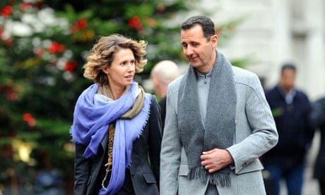 Bashar al-Assad and his wife Asma