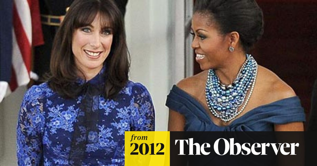 Political Designs Samantha Cameron And Michelle Obama Fly The Flag For Style Samantha Cameron The Guardian