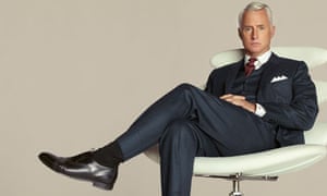 John Slattery as Roger Sterling.