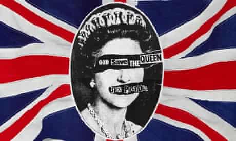 British Design at V&A - God Save the Queen poster by Jamie Reid
