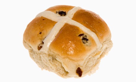 A hot cross bun