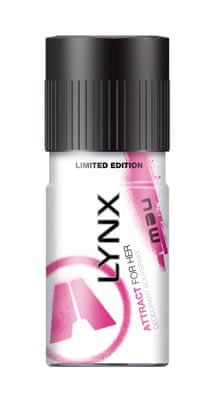 Lynx Attract for women (£3.25, available nationwide)