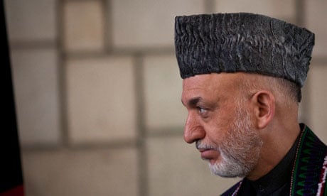 Afghanisan's president Hamid Karzai
