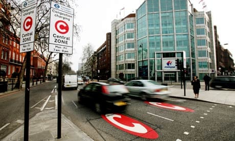 london congestion charging zone