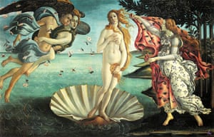 nudes: Botticelli's The Birth of Venus