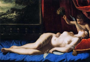 nudes: Artemisia Gentileschi The Sleeping Venus