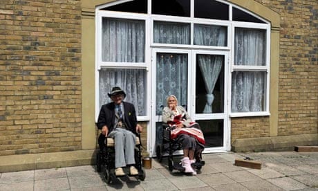 Residents at a former Southern Cross home in London