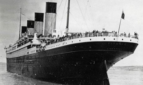 Titanic leaves Queenstown before her maiden voyage to New York that ended in tragedy