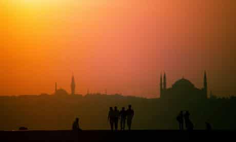 Istanbul Sunset over the Bosphorus