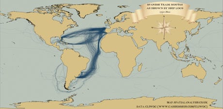 18th Century Shipping Mapped Using 21st Century Technology 18th Century Shipping Mapped Using 21st Century Technology