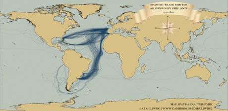 Historical shipping Spain