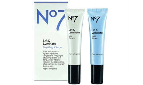 The new Lift & Luminate Day & Night serum set (£24.95, boots.com)