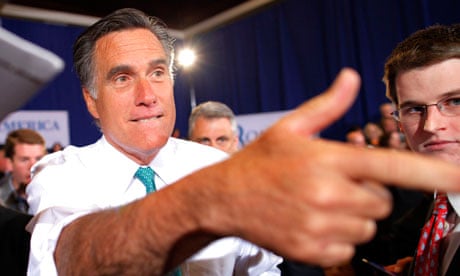 Republican candidate Mitt Romney in Rhode Island