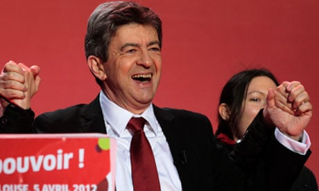 French presidential candidate Jean-Luc Melenchon