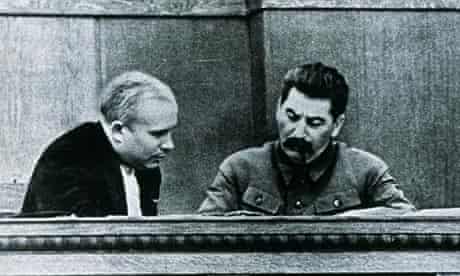 Khrushchev and Stalin in the 1930s