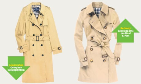 of two goes bust while Burberry | Fashion | The Guardian