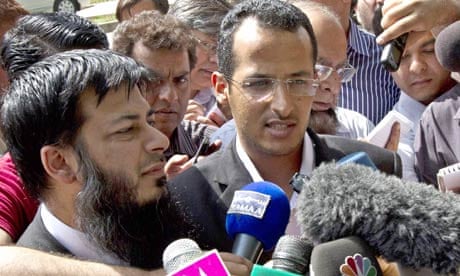 Bin Laden lawyers speaks to press