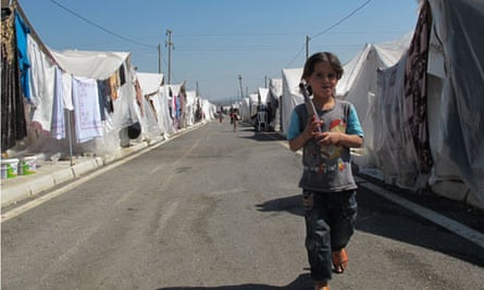 Syrian children in Altinözü refugee camp, Turkey