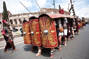 Rome birthday parade: Rome commemoraration parade