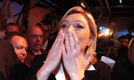 Marine Le Pen during the French Presidential Election First Round, Paris, France - 22 Apr 2012