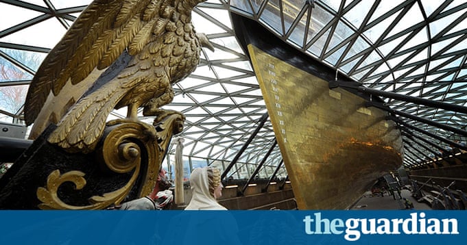 The Cutty Sark rises from the flames in pictures