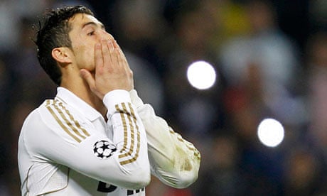Real Madrid's Cristiano Ronaldo is dejected after failing to score in the penalty shootout
