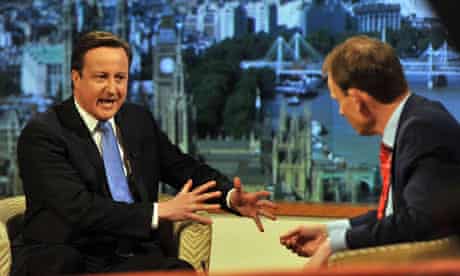 David Cameron with Andrew Marr
