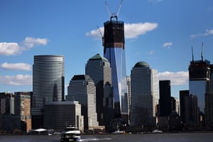 World Trade Centre: 30 January 2012: One World Trade Center at Ground Zero under construction