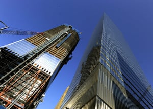 World Trade Centre: Work continues on the 1,776 feet  1 Worl