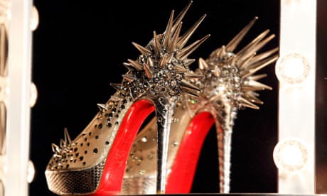 Christian Louboutin, Shoes, Spike Cross White Red Bottoms