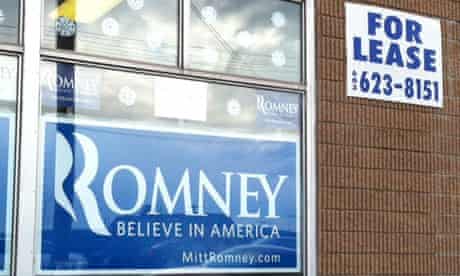 Romney campaign office in New Hampshire