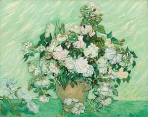10 Best: Vase with pink roses by Van Gogh