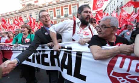 Anti-austerity demonstrations in Spain