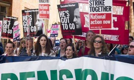 NUT London teachers strike and march