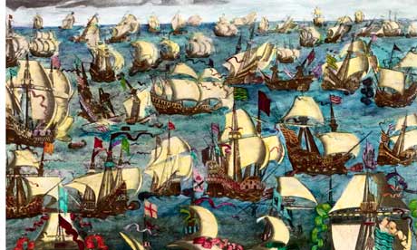 Spanish Armada fleet 