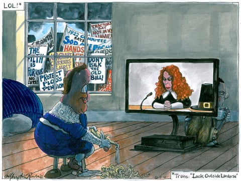 12.05.12: Martin Rowson on Rebekah Brooks at the Leveson inquiry