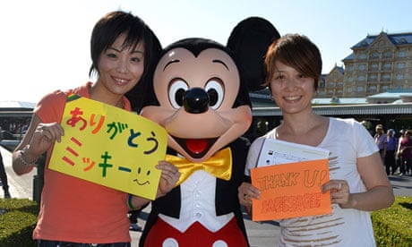  Koyuki Higashi and Hiroko at Tokyo Disneyland