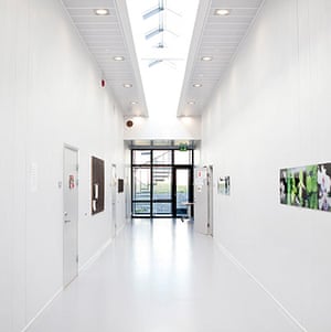 Halden Prison: Halden Prison: Classrooms and workshops hallway 