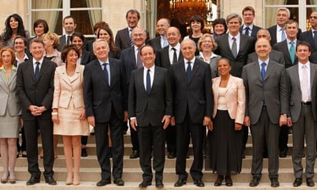 Francois Hollande's new cabinet