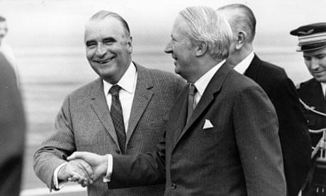 Georges Pompidou and Ted Heath 