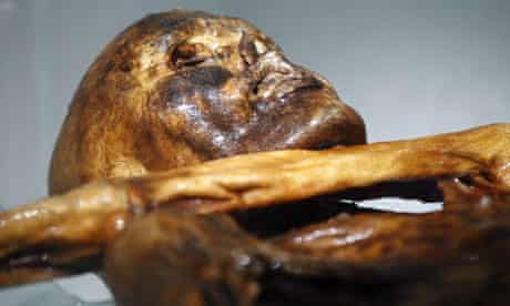 Otzi The Iceman Scientists Find 5 000 Year Old Blood Sample Archaeology The Guardian Otzi The Iceman Scientists Find 5 000 Year Old Blood Sample Archaeology The Guardian