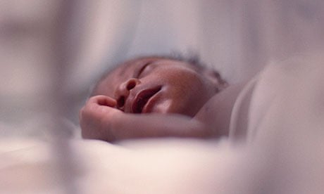 A premature baby in neonatal intensive care
