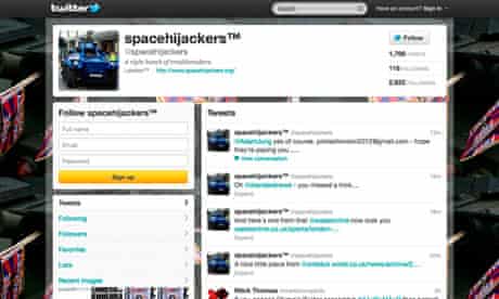 Space Hijackers' Twitter page