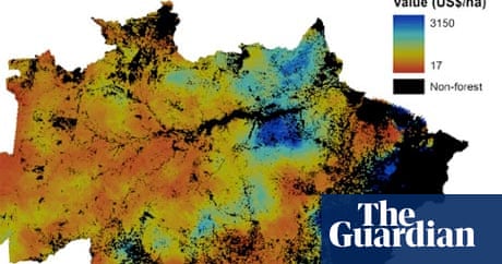 Where Will The Loggers Strike Next Map Could Model Deforestation Vulnerability Across The Amazon Rainforest Amazon Rainforest The Guardian Where Will The Loggers Strike Next Map Could Model Deforestation Vulnerability Across The Amazon Rainforest Amazon Rainforest The Guardian
