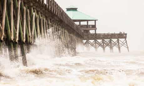 Tropical Storm Beryl brushes past South Carolina