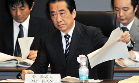Former Japanese prime minister Naoto Kan